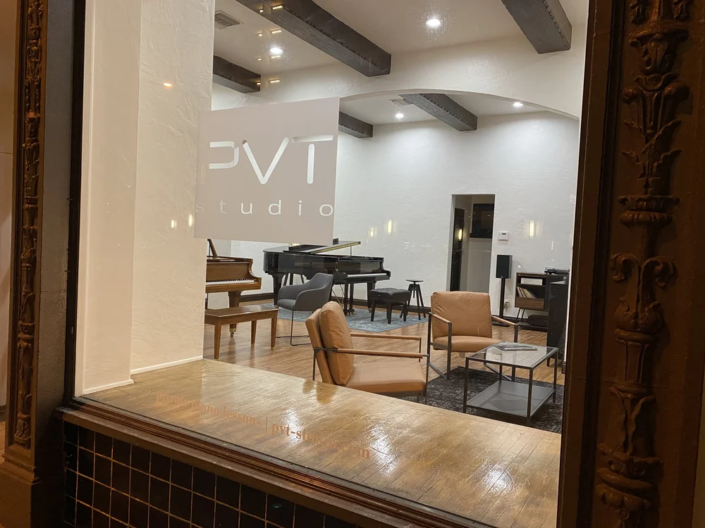 Piano lesson space at PVT Studio