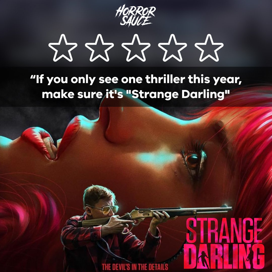 Strange Darling starts its run in cinemas this month, and you won't want to miss this one!

To read our full review visit thehorrorsauce.com

@vvsfilms @strangedarlingfilm @kylegface @willafitz 

#strangedarlingfilm