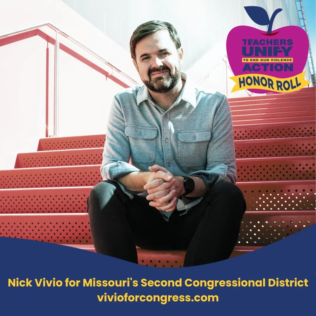 We&rsquo;re proud to recognize Nick Vivio for Missouri&rsquo;s 2nd Congressional District as a Teachers Unify Action Honor Roll Candidate!

As a Columbia-trained epidemiologist, Nick follows the research closely and emphasizes that the evidence is cl