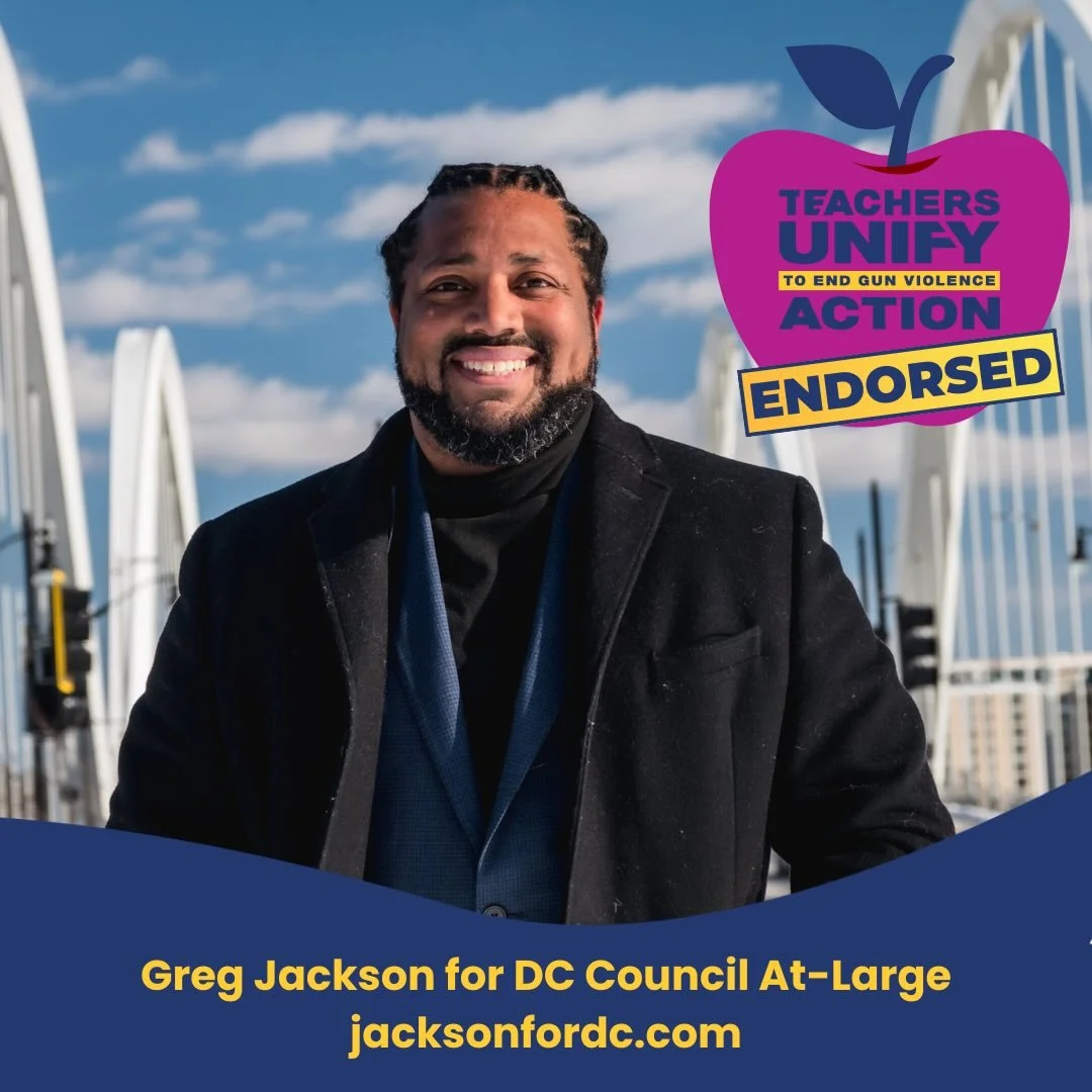 📣 Update &mdash; we&rsquo;re proud to officially endorse Greg! 

Endorsement is a reserved action for a select number of candidates who have a demonstrated commitment to the gun violence prevention teacher-driven movement. 

We&rsquo;re so grateful 