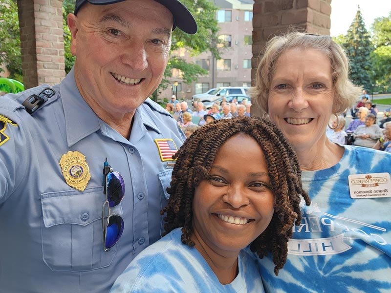 Enjoying National Night Out 2024 at Copperfield Hill