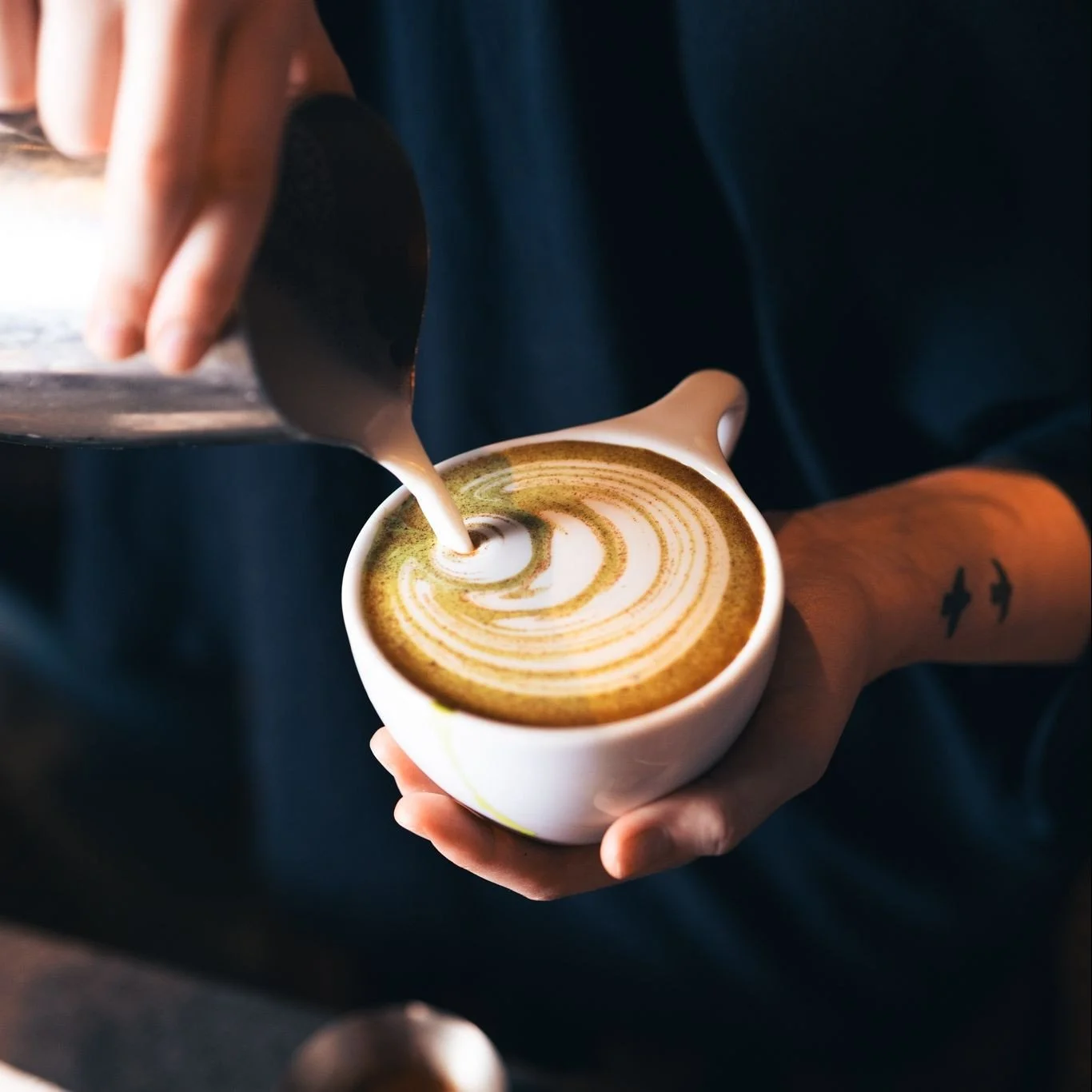 our Juniper Matcha is a must try ! With hints of pine, cinnamon and red berries it tastes &amp; looks like Christmas 🎄