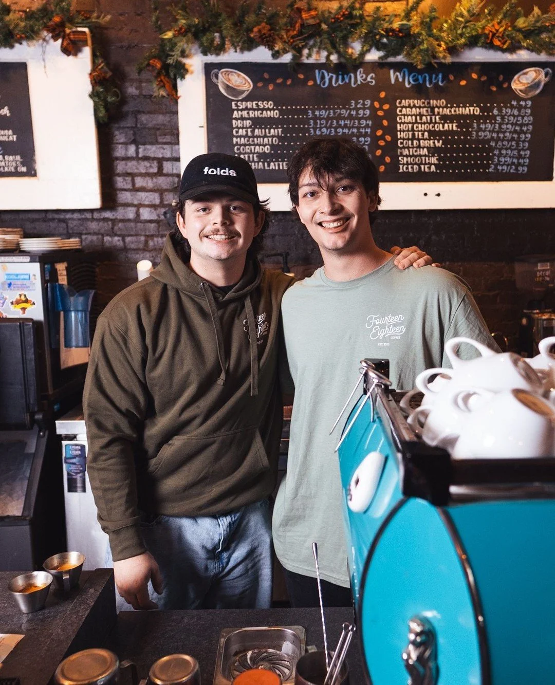 it's the perfect weather to cozy up in some BRAND NEW 1418 merch !⁠
⁠
🚨 hoodies, crewnecks and t-shirts are now available in both shops 🚨