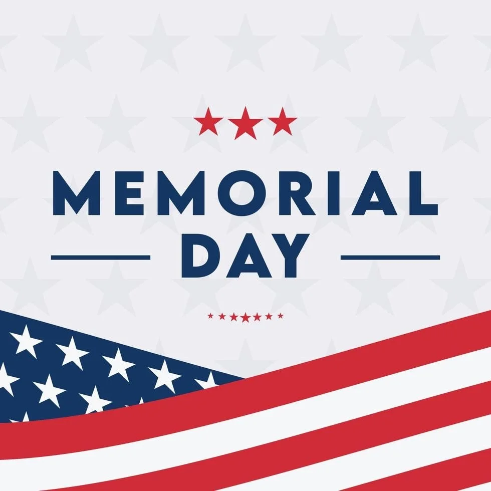 Memorial Day is not really something we &ldquo;celebrate&rdquo;  but a time we remember those who sacrificed for our country. &ldquo;Thank you&rdquo; could never be enough.

We are open normal business hours today!