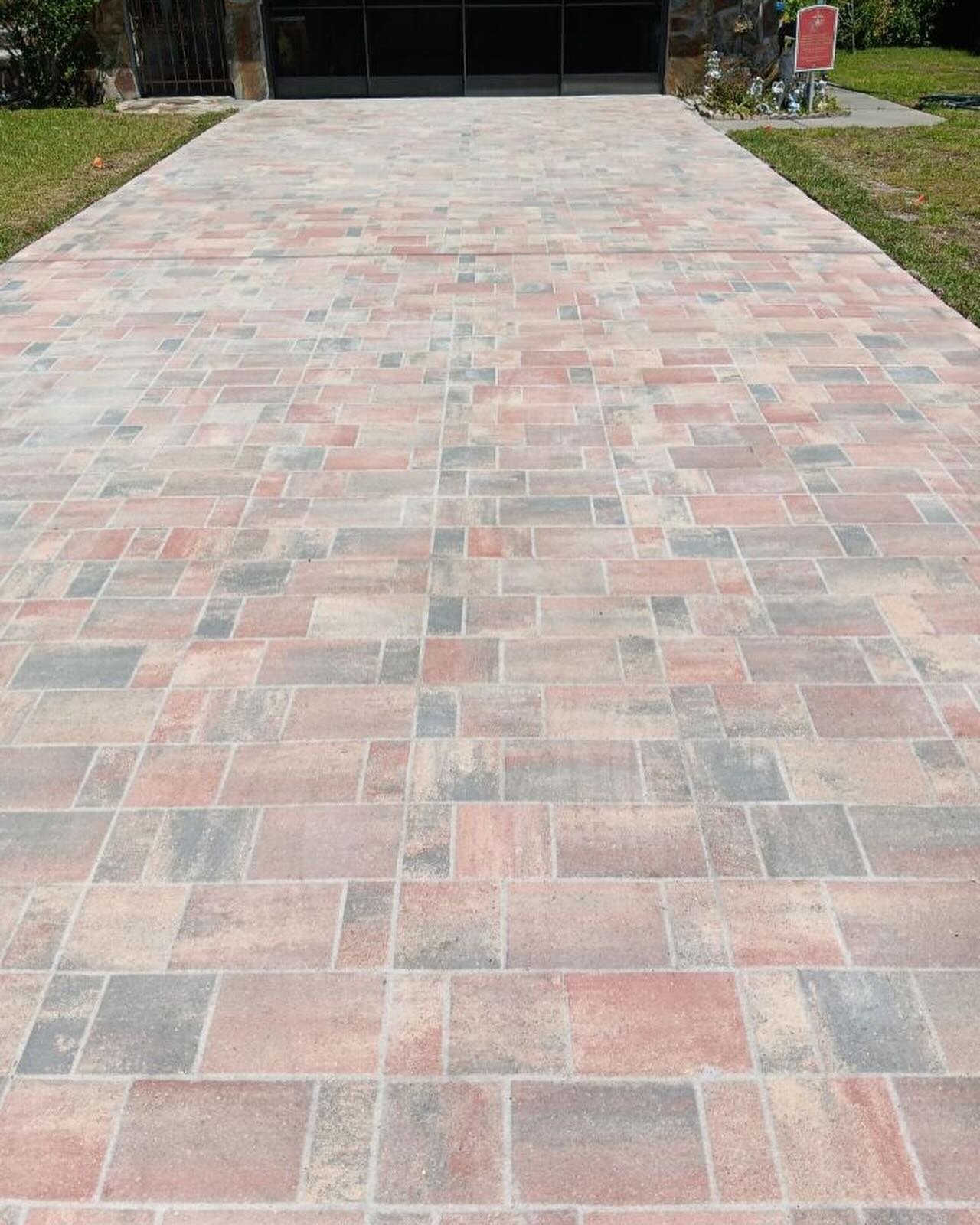 Before &amp; after 
Paver job #pavers #springhill