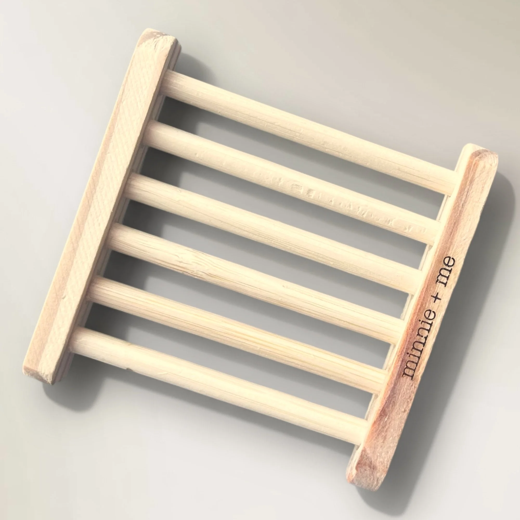 Soap Sits Here – Engraved Bamboo Tray