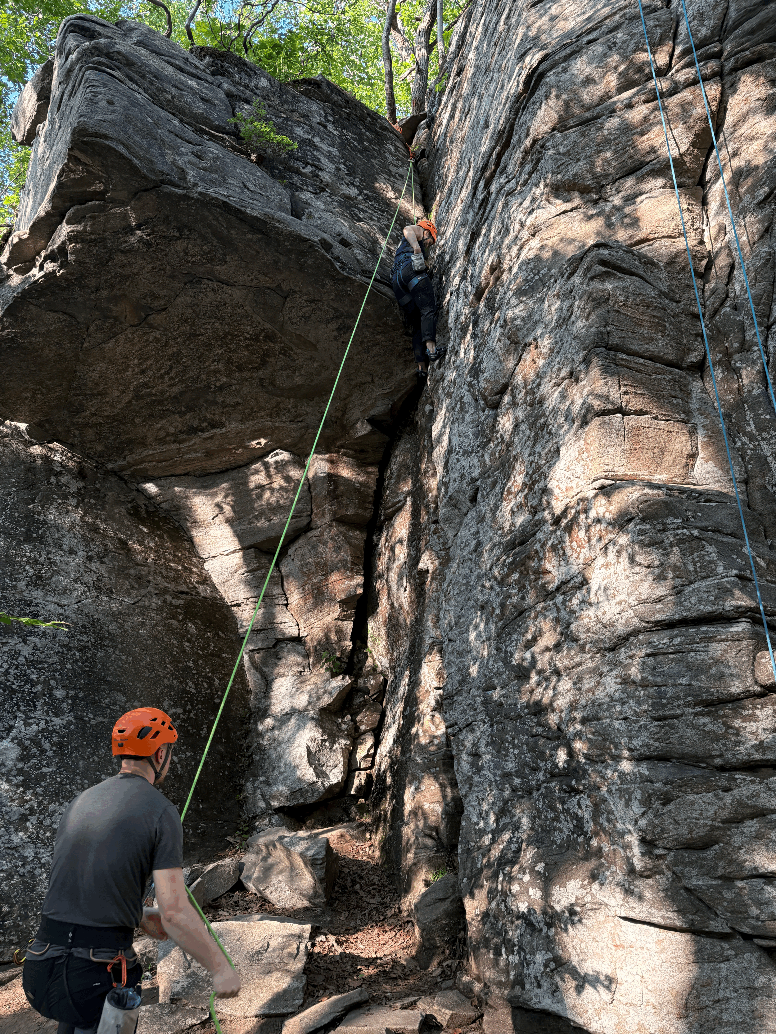 1/2 Day Outdoor Climbing near Plymouth, CT