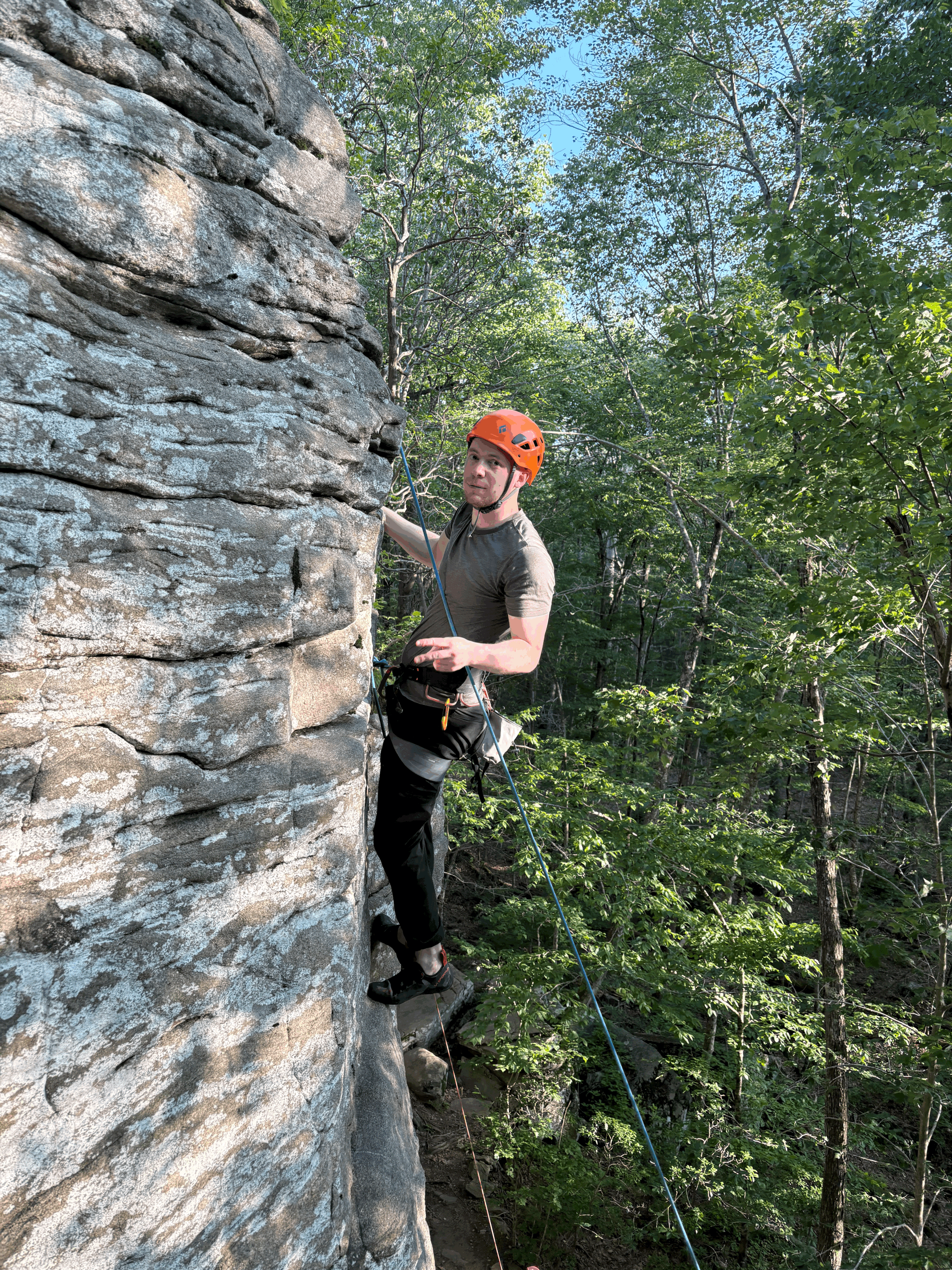 1/2 Day Outdoor Climbing near Plymouth, CT