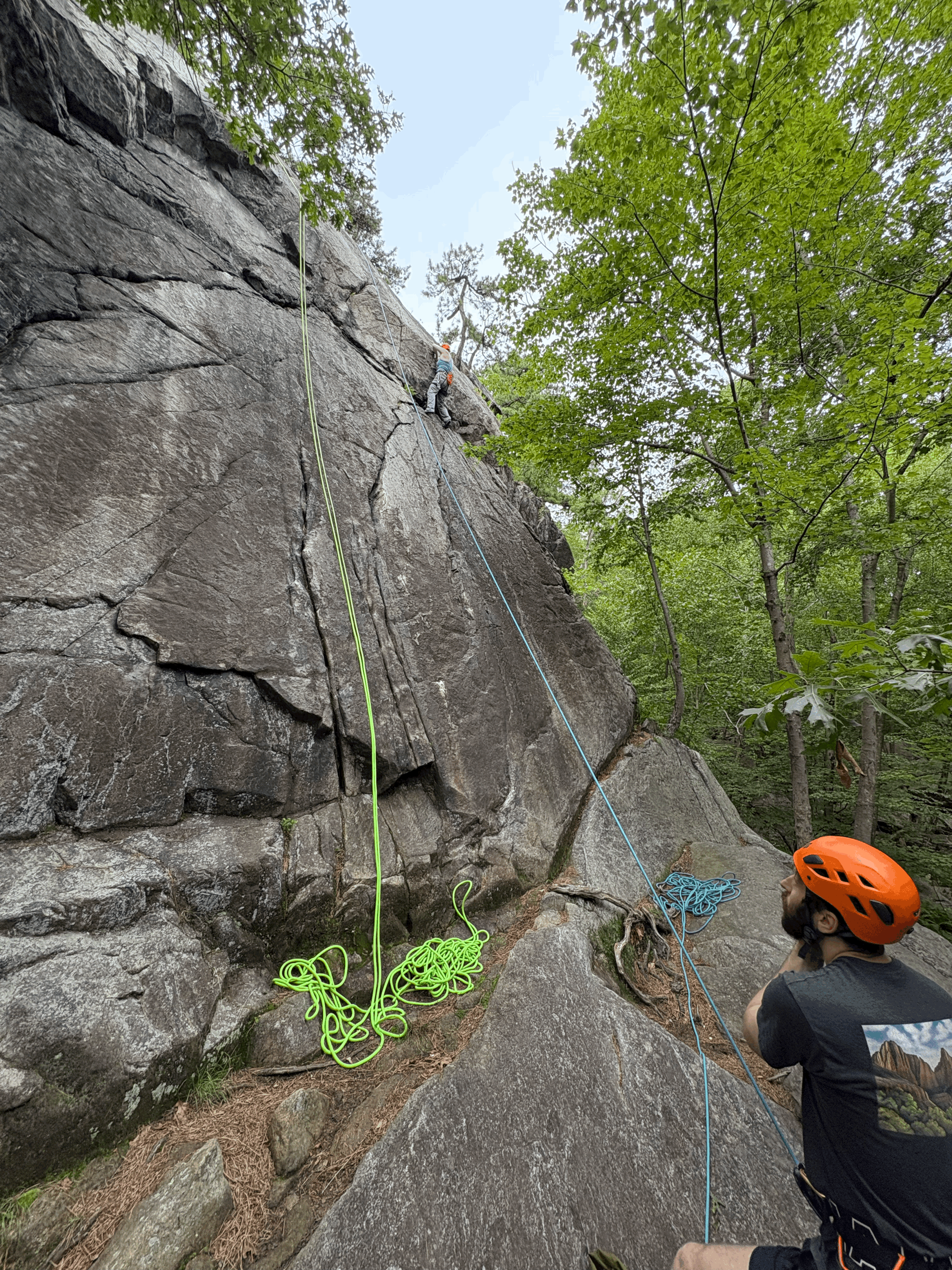 1/2 Day Outdoor Climbing at Whitestone Cliffs in Plymouth, CT