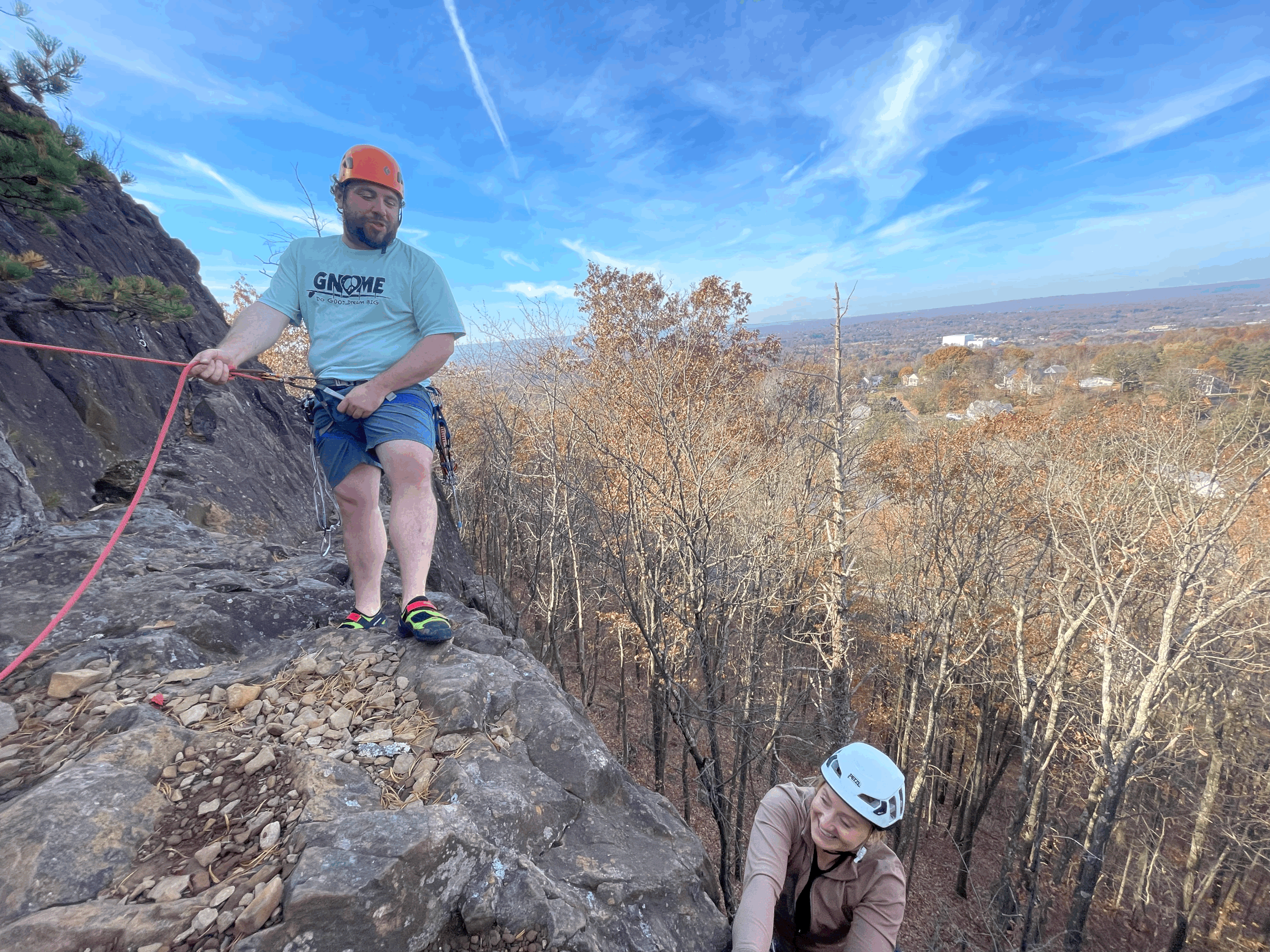1/2 Day Outdoor Climbing at Pinnacle Rock, Plainville CT