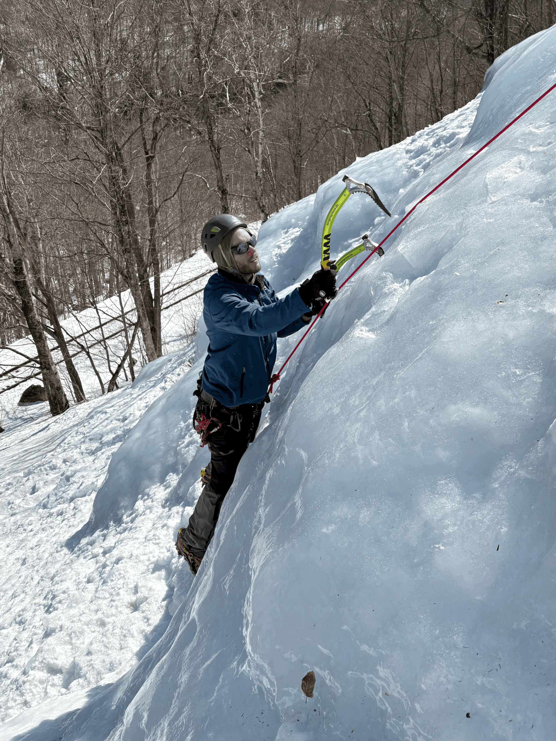 Group Ice Climbing Intro, North Conway, NH