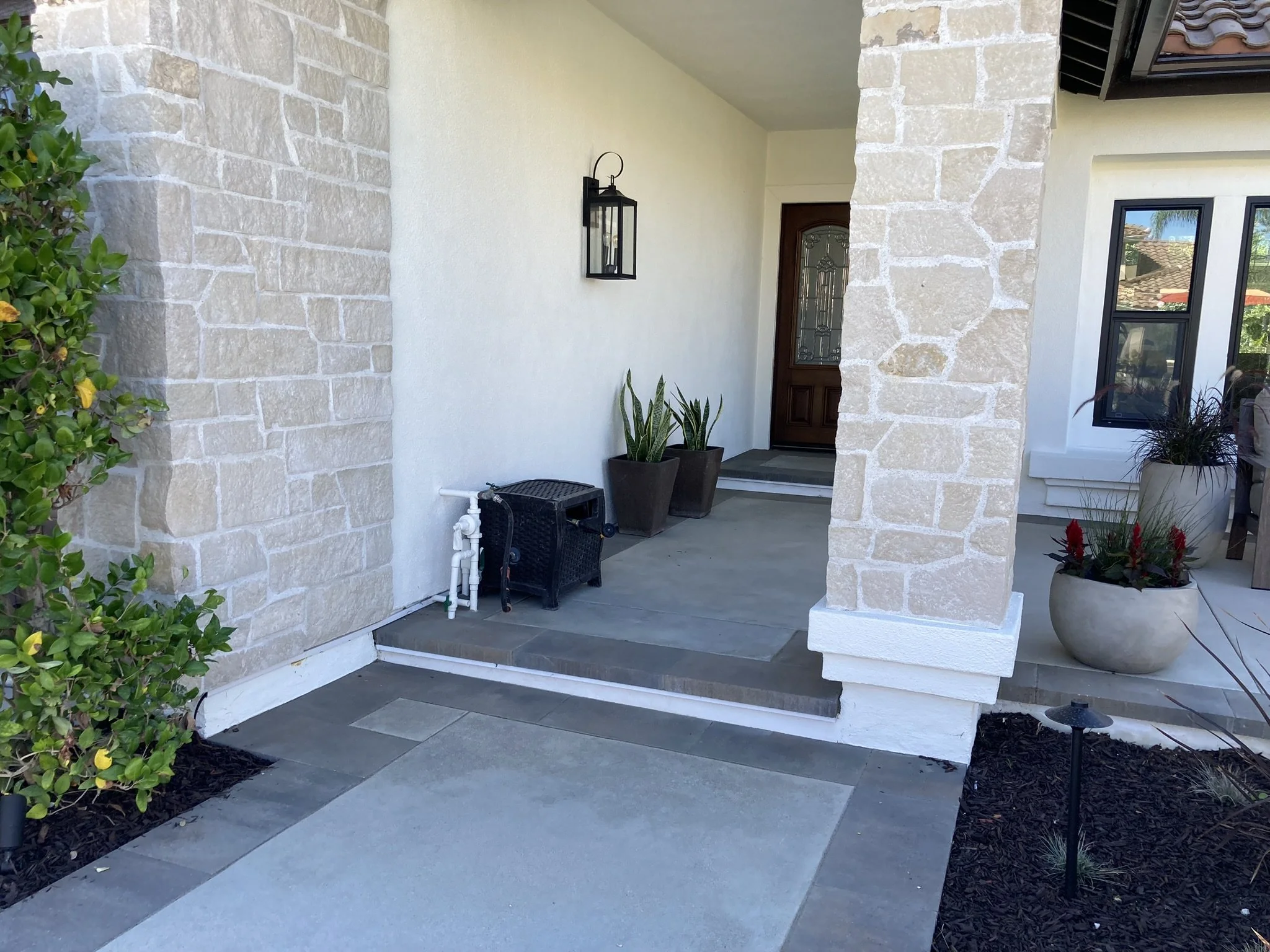 Porch and Entryway after