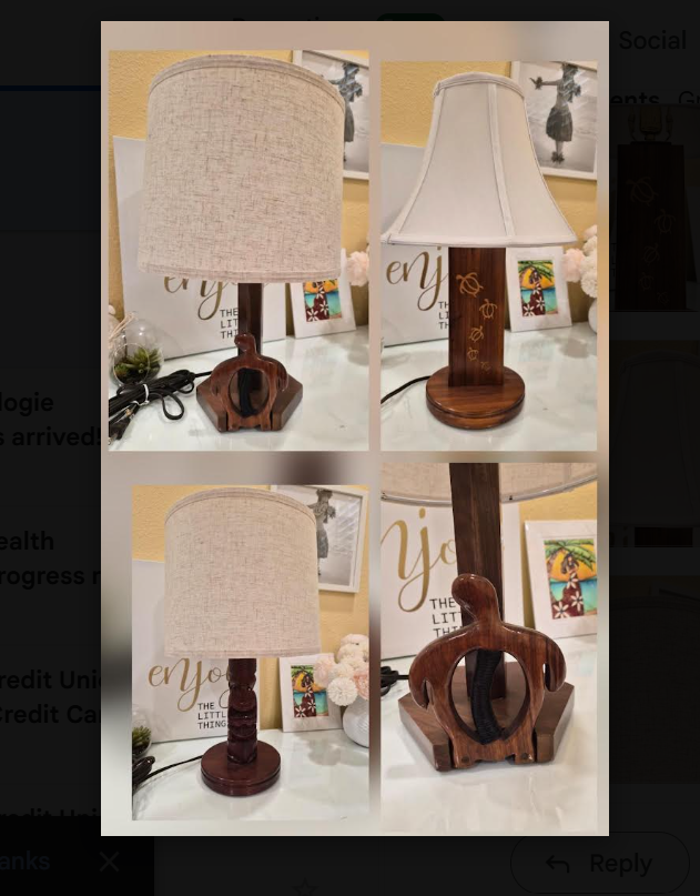 Aloha Wooden Lamp collection