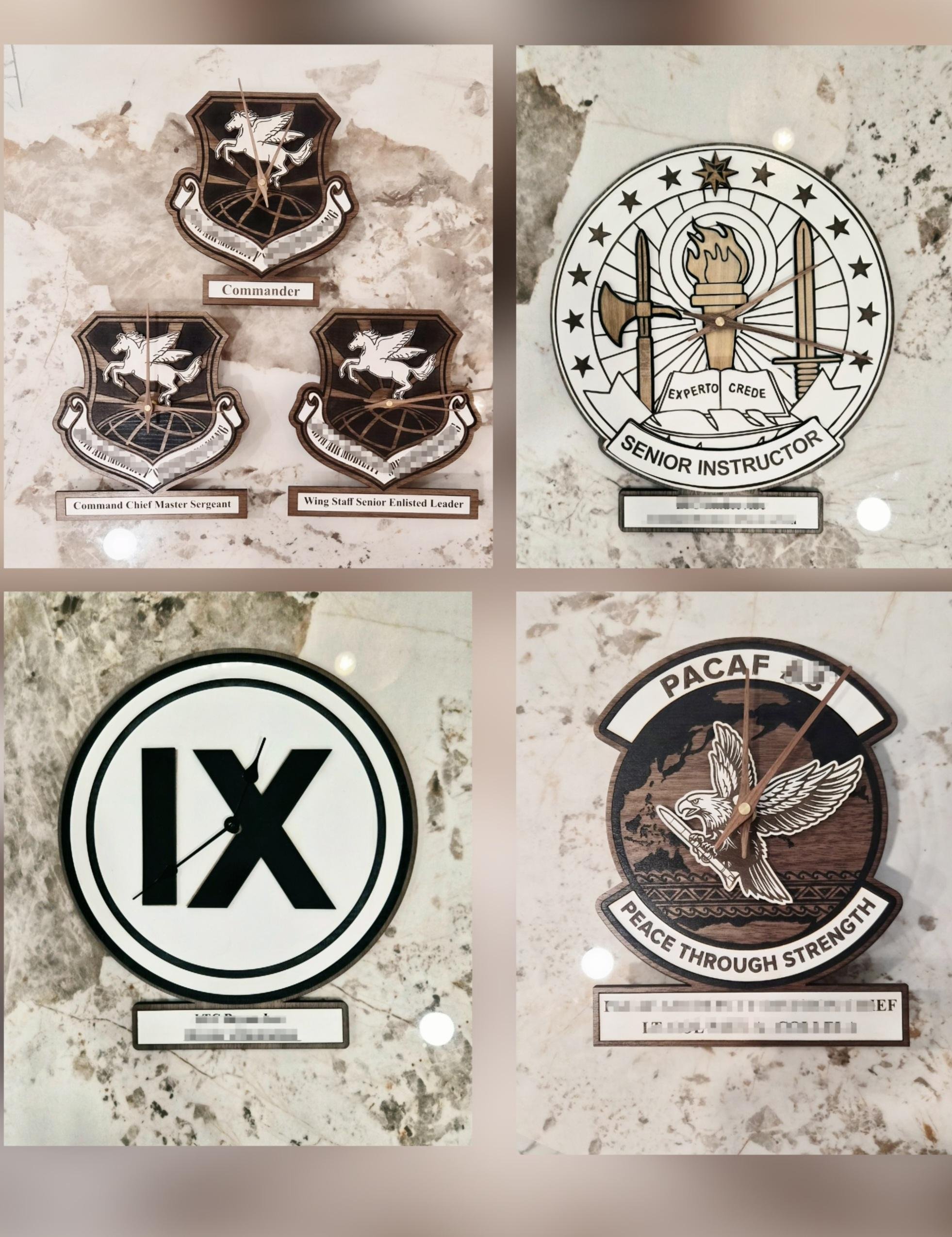 3D Personalized LOGO Clock