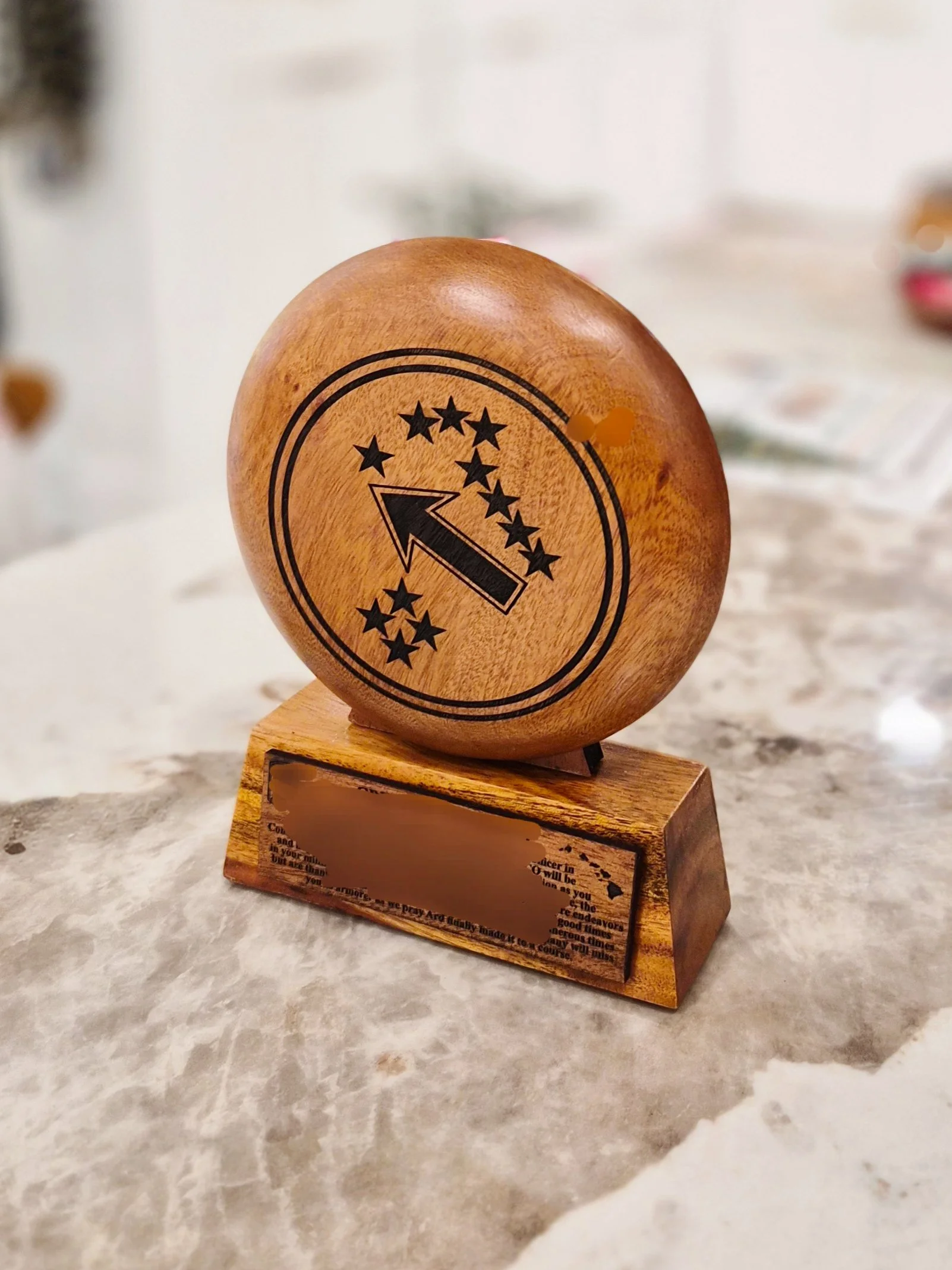 Award Plaque with logo
