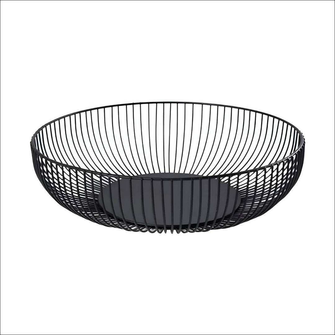 Metal Wire Countertop Fruit Bowl Basket