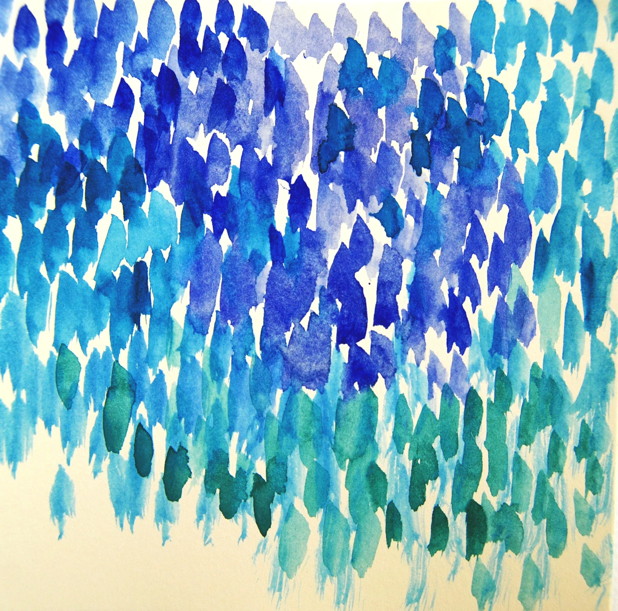 Flirrendes Blau...