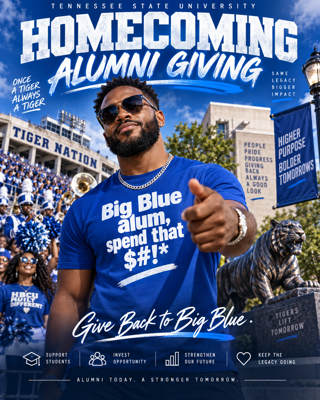 Big Blue Alumni Spend That T-shirt