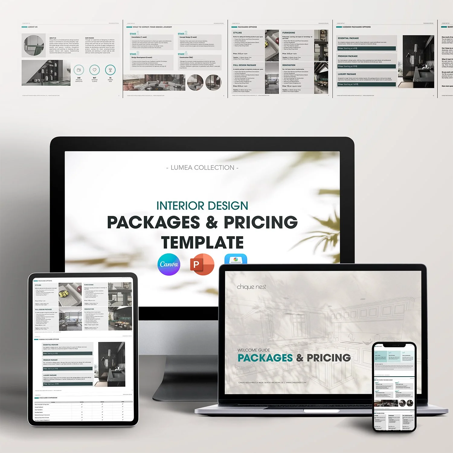 Interior Design Packages & Pricing Template _ Lumea Collection