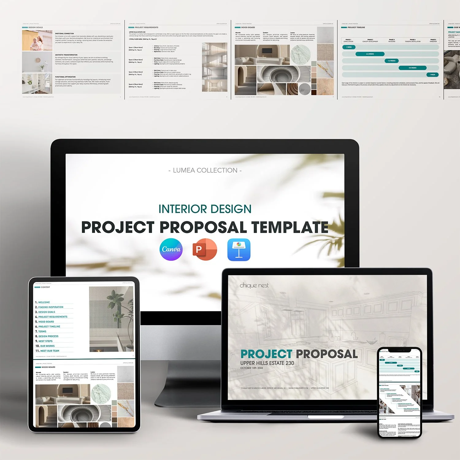 Interior Design Project Proposal Template _ Lumea Collection
