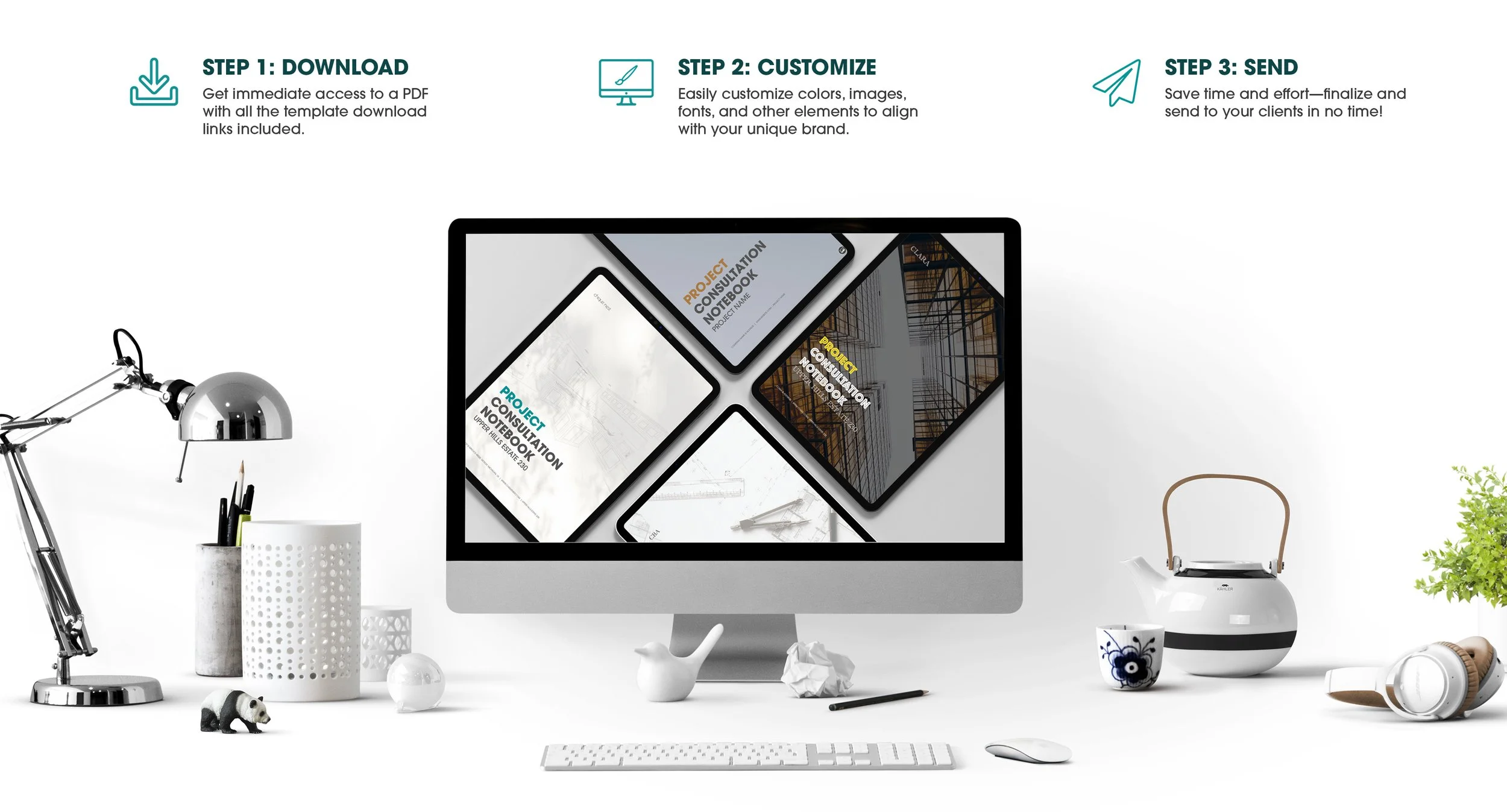 Interior Design Consultation Notebook Template — Client Meeting Notes ...