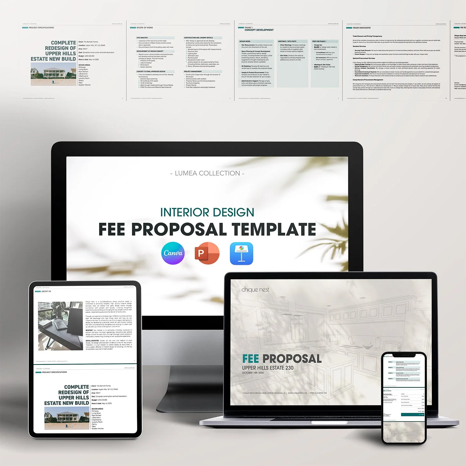 Interior Design FEE Proposal Template _ Lumea Collection