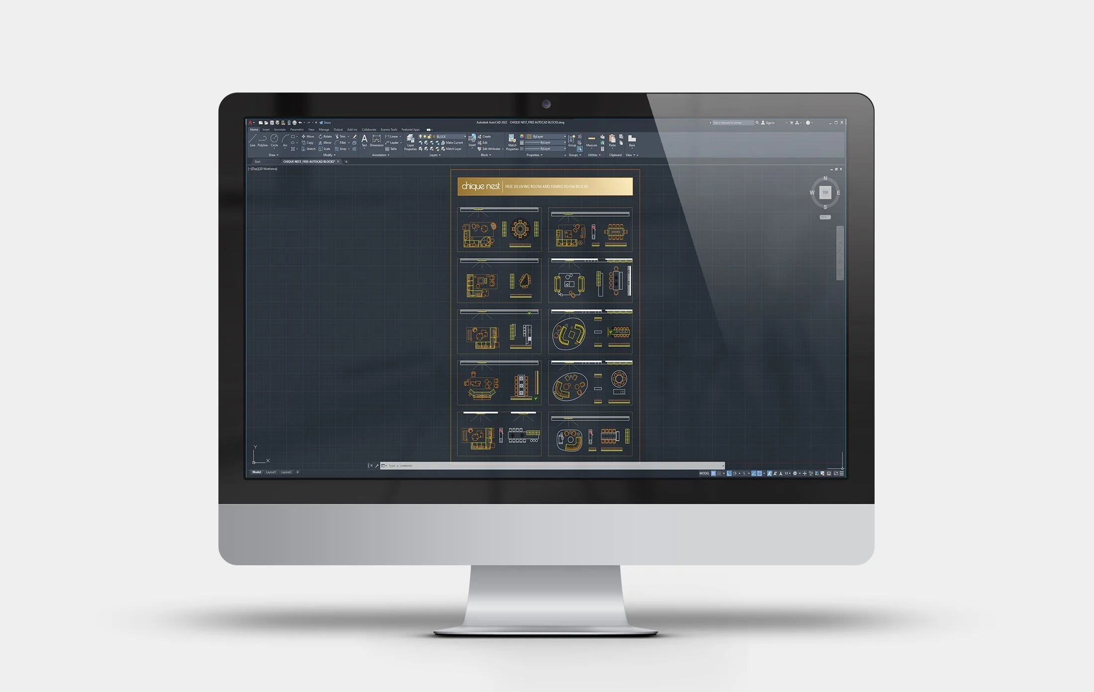 Free AutoCAD Blocks for Interior Designers — Instant DWG Download