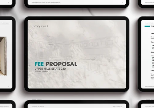 How to Create a Professional Interior Design Fee Proposal Template ...