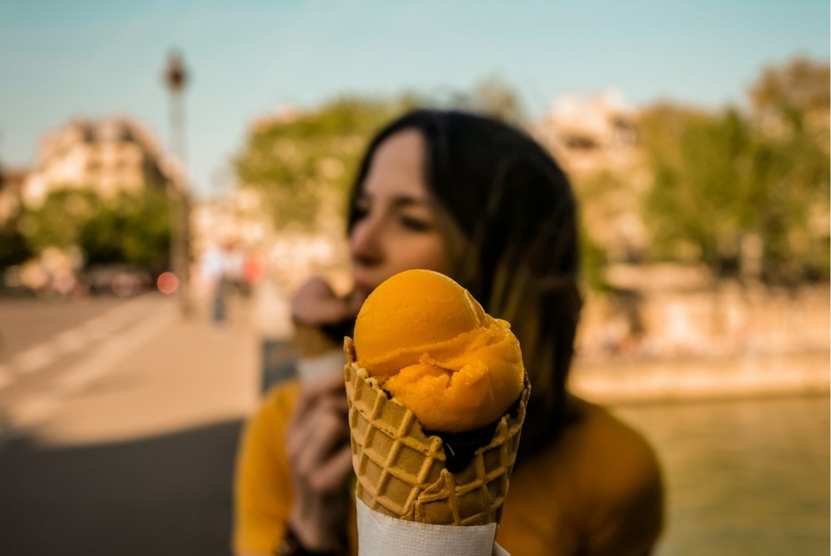 Eating gelato is a favorite pastime in Nice France - Travel Bliss