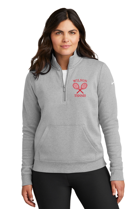 WGT- NKDX6720 Nike Women's Club Fleece 1/2 Zip