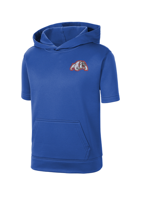 W-YST251 Sport-Tek Youth Sport-wick Fleece Short Sleeve Hooded Pullover