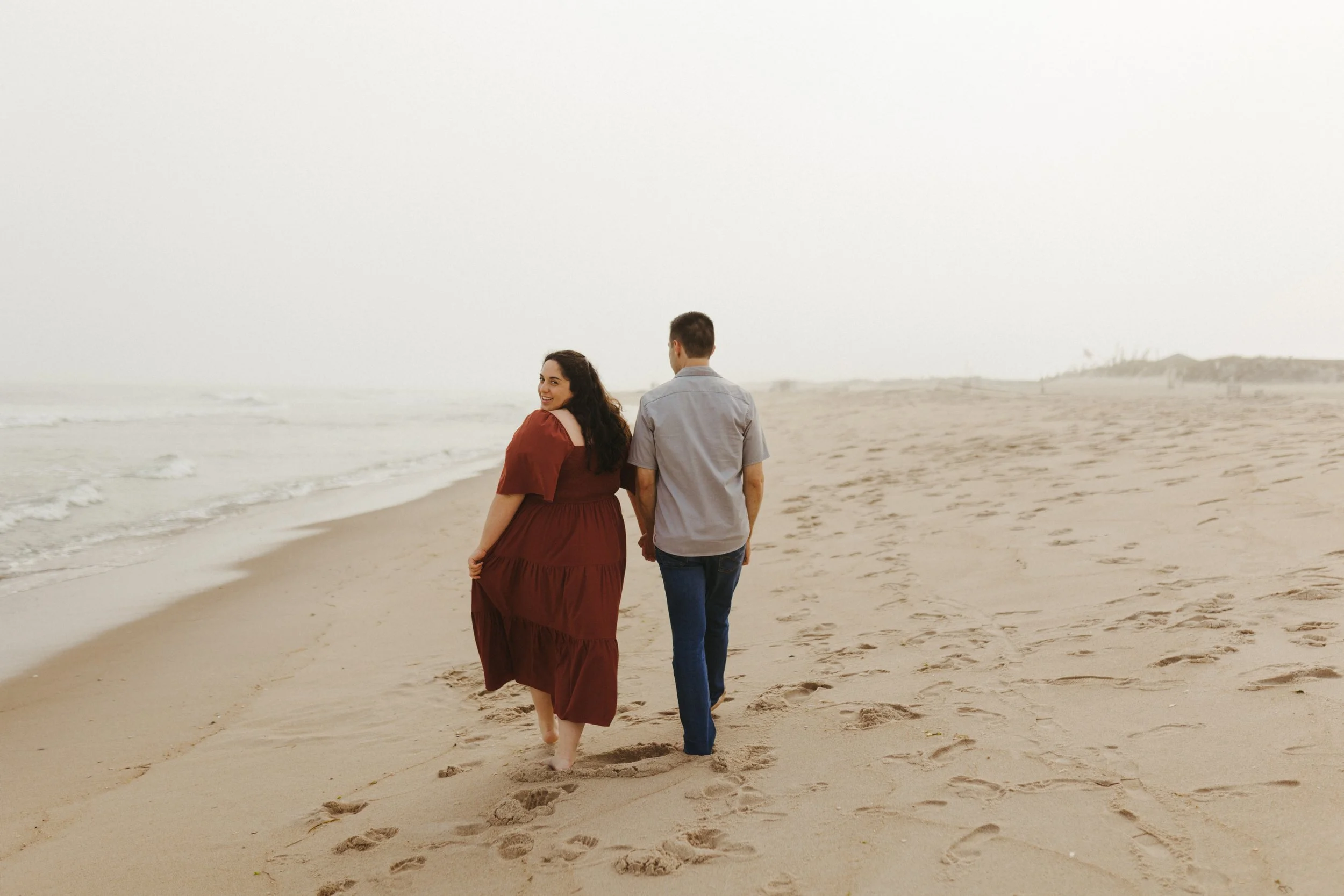 Maternity Photos at Robert Moses Beach on Long Island