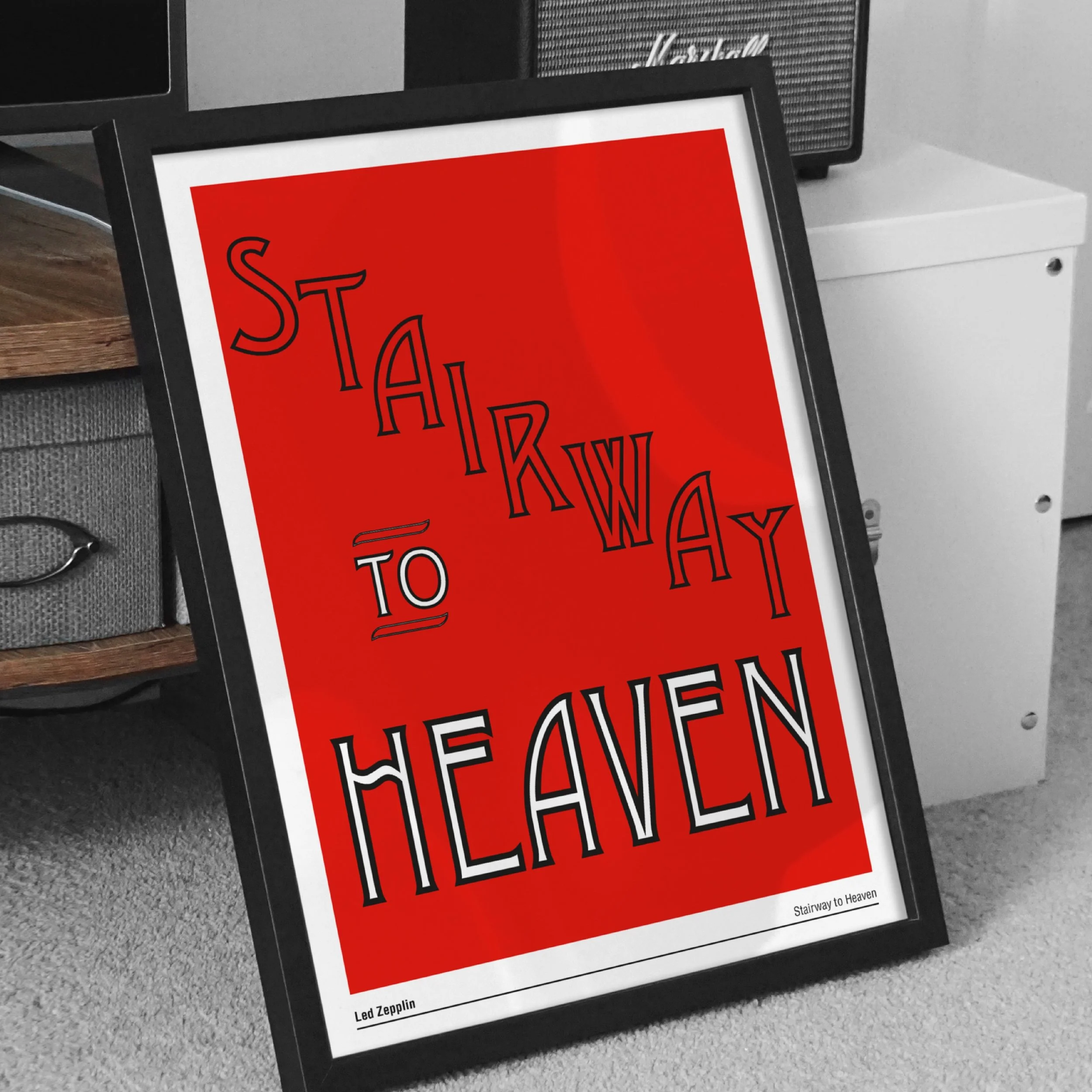 A personal one.

I designed this poster a few years ago for my dad for Christmas, as I knew he loved this song and I recently found it on my hard drive again.

My dad tragically passed away a few months ago and now this poster, and more importantly t