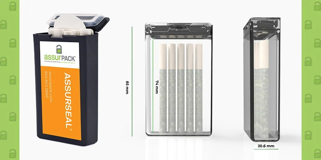 Introducing the AssurSeal M85: Innovative Cigarette Style Pre Roll Packaging