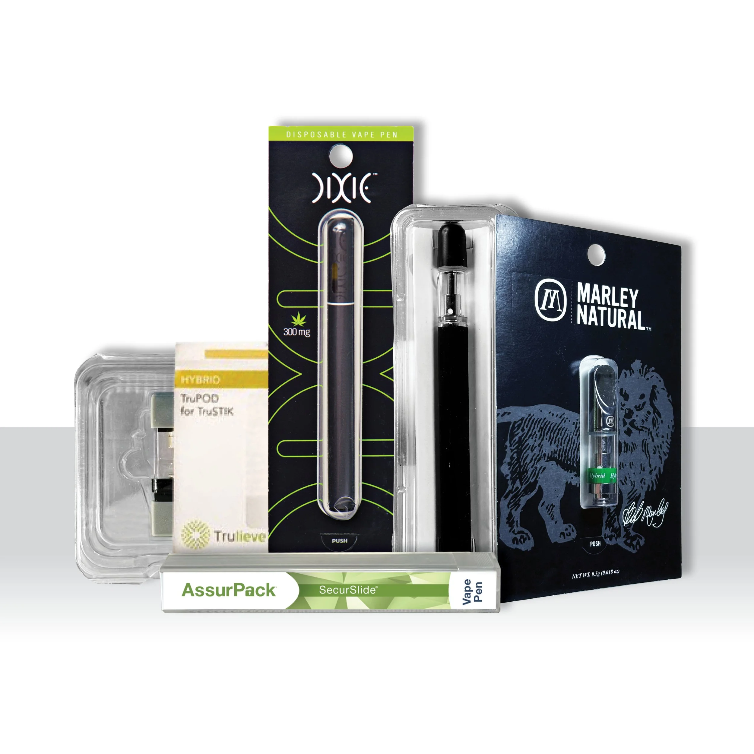 Custom Vape Packaging with Child Resistant Closures.