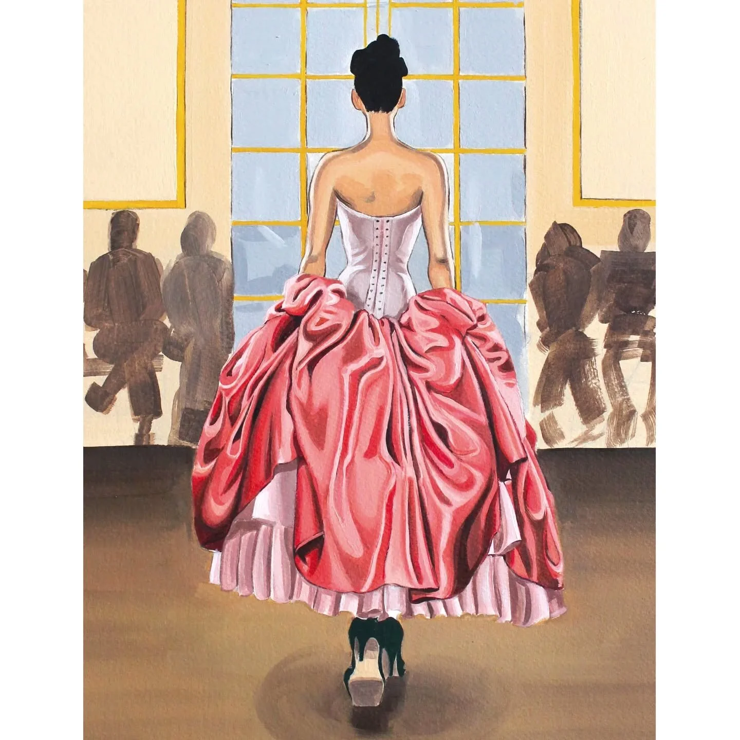 Oil painting on paper 🎨 inspired by @miss_sohee

#fashionillustration
#fashionartist
#fashionillustrator #dessinatrice #illustratrice