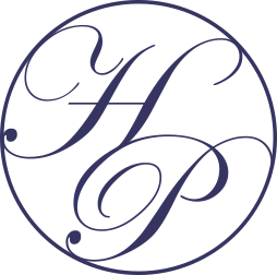 A logo with the letters C, H, and P inside a circle, written in elegant, cursive font.