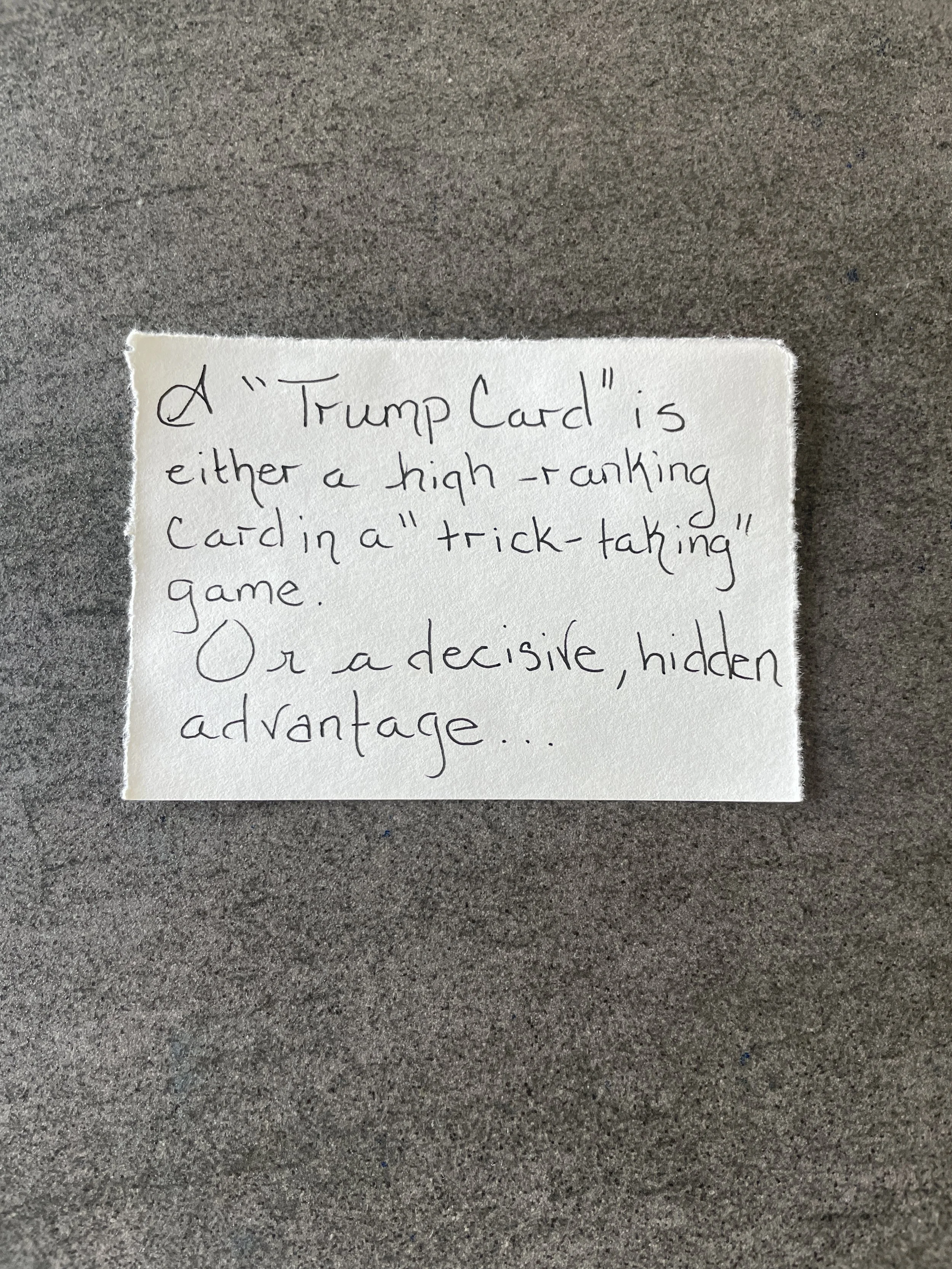 Trump Card 