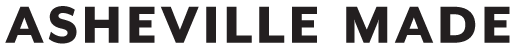 Text reading 'ASHEVILLE MADE' in bold black letters.