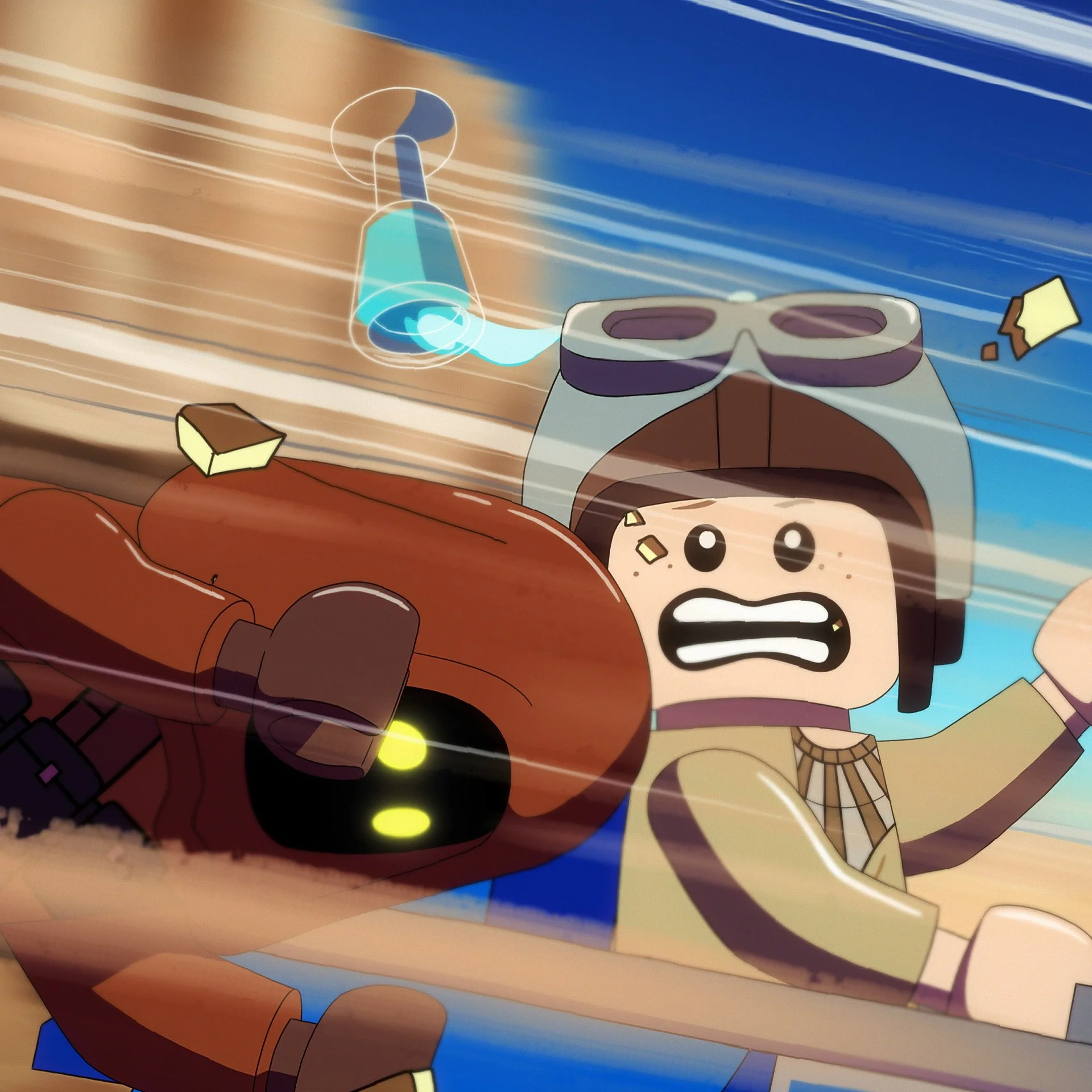 Picnic Studio Animation LEGO Star Wars Anime 2d Pod Racers Jawas AT-ATs