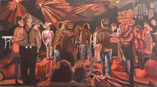 Queer Valentines Day Dance (Love is Love), Oil on Canvas