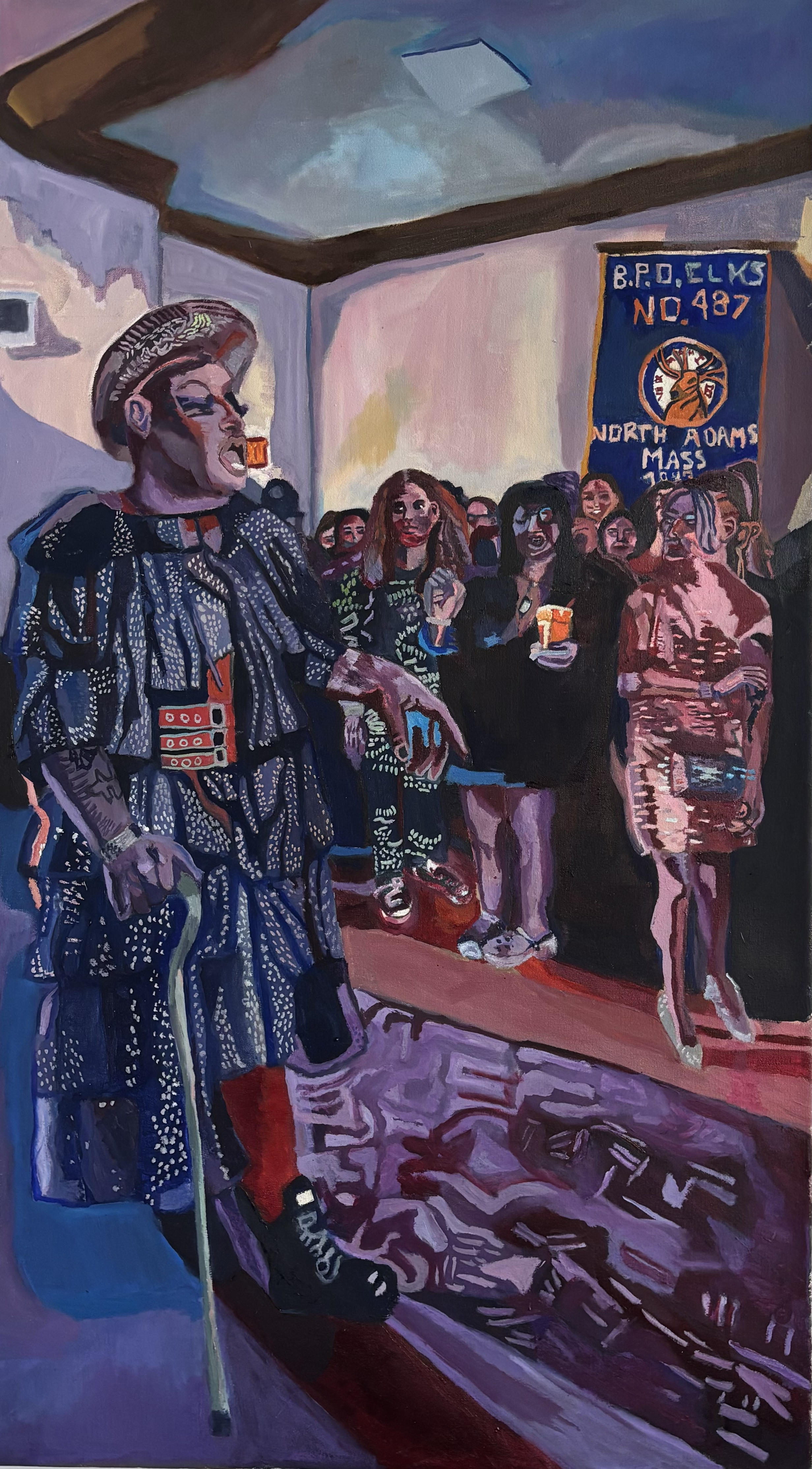 North Adams Queer Ball, Oil on Canvas