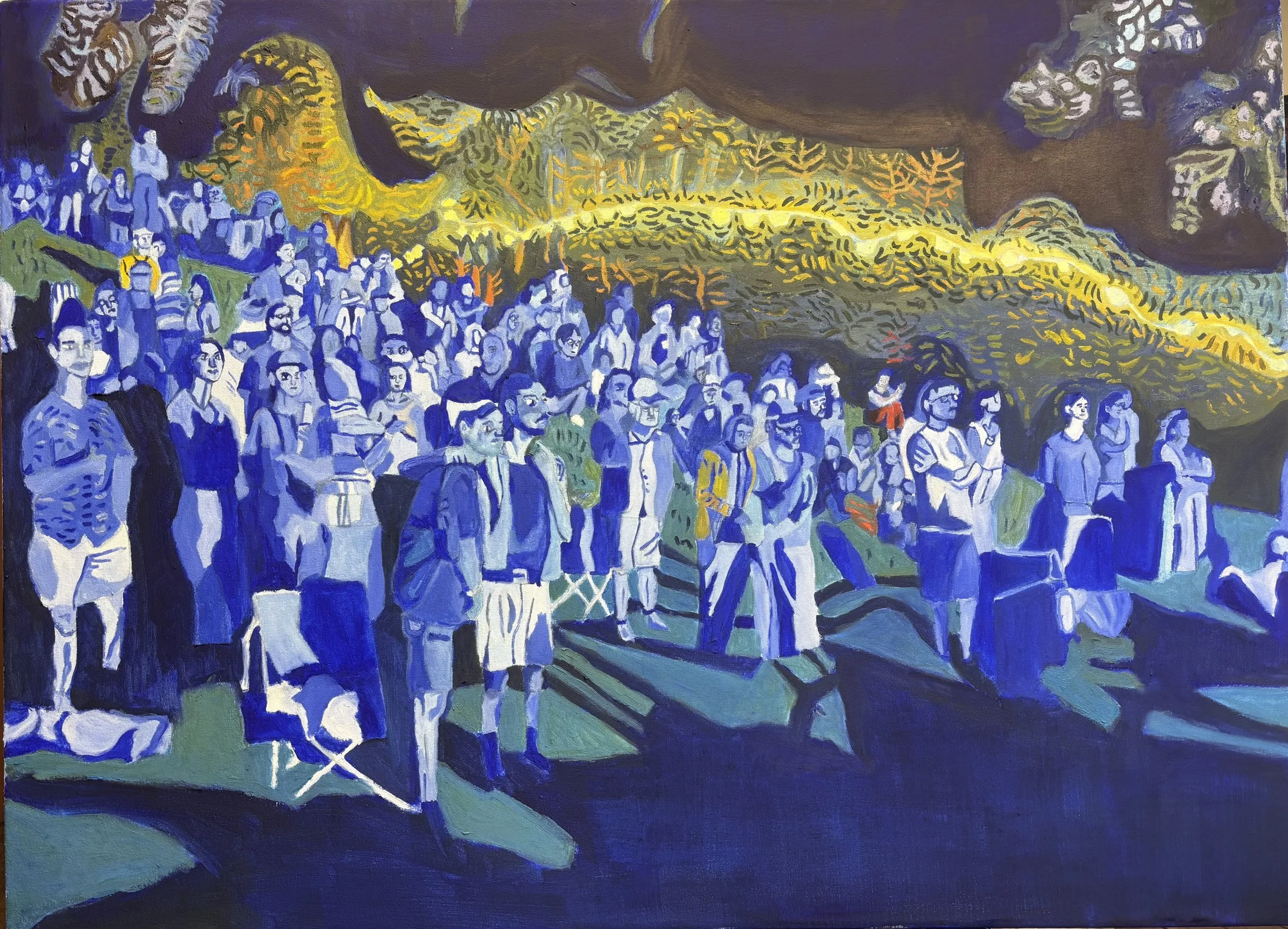 'Big Thief, End of the Night', Oil on Canvas
