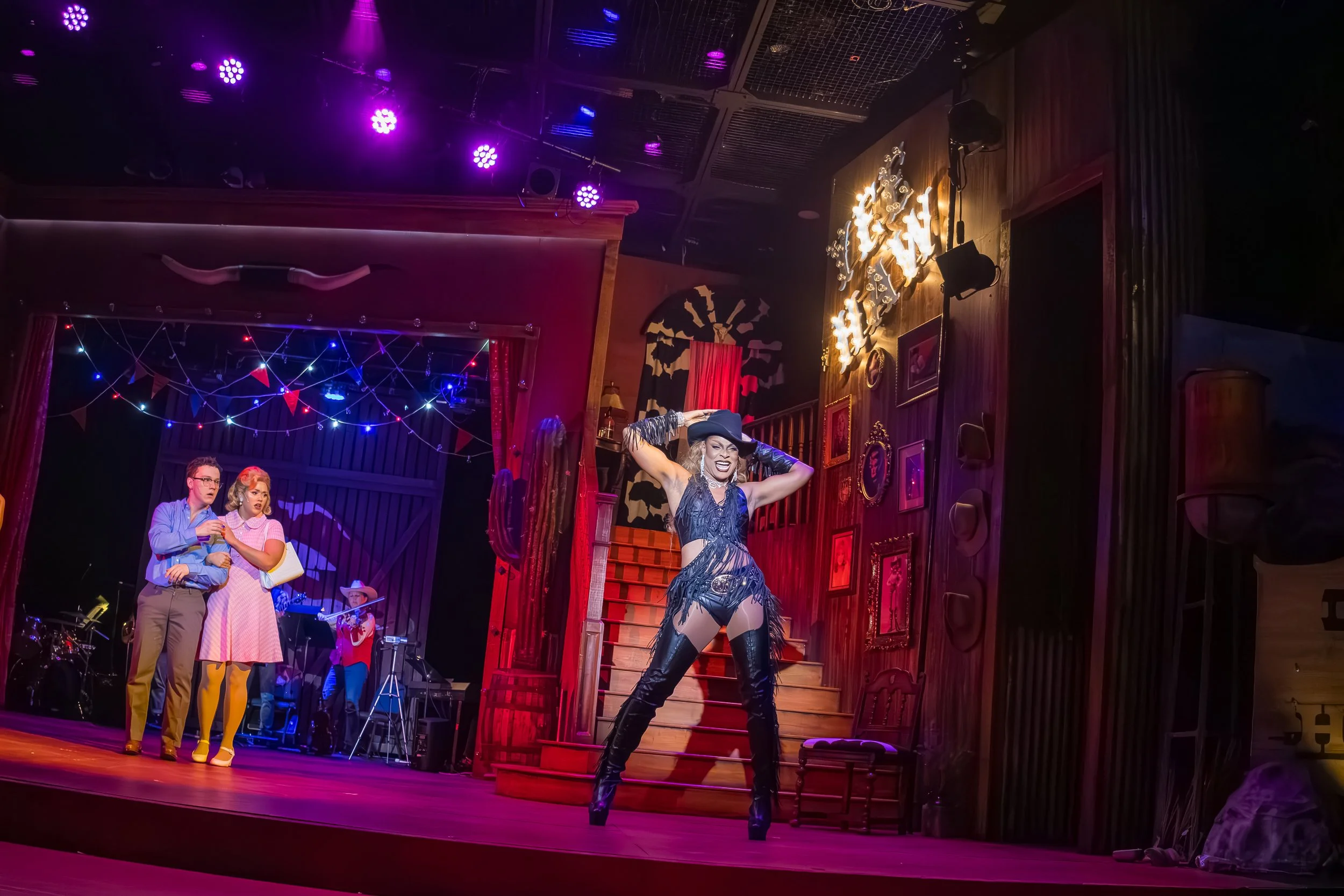 Logan R. Wright, Sierra Sikes and Lee Walter. Photo by Lucas Knapp