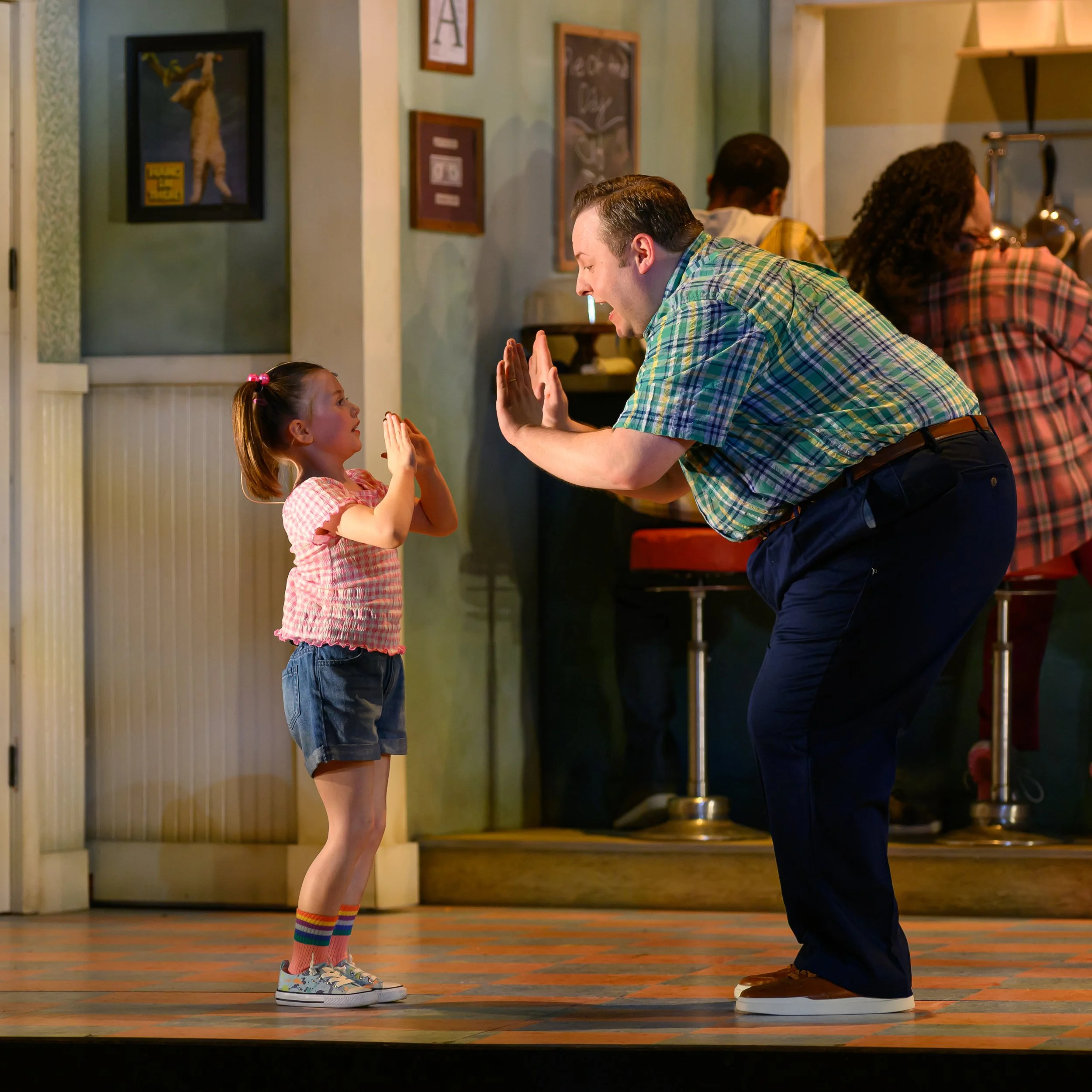 Addie Rindler and Justin Larman. Photo by Michael Anderson