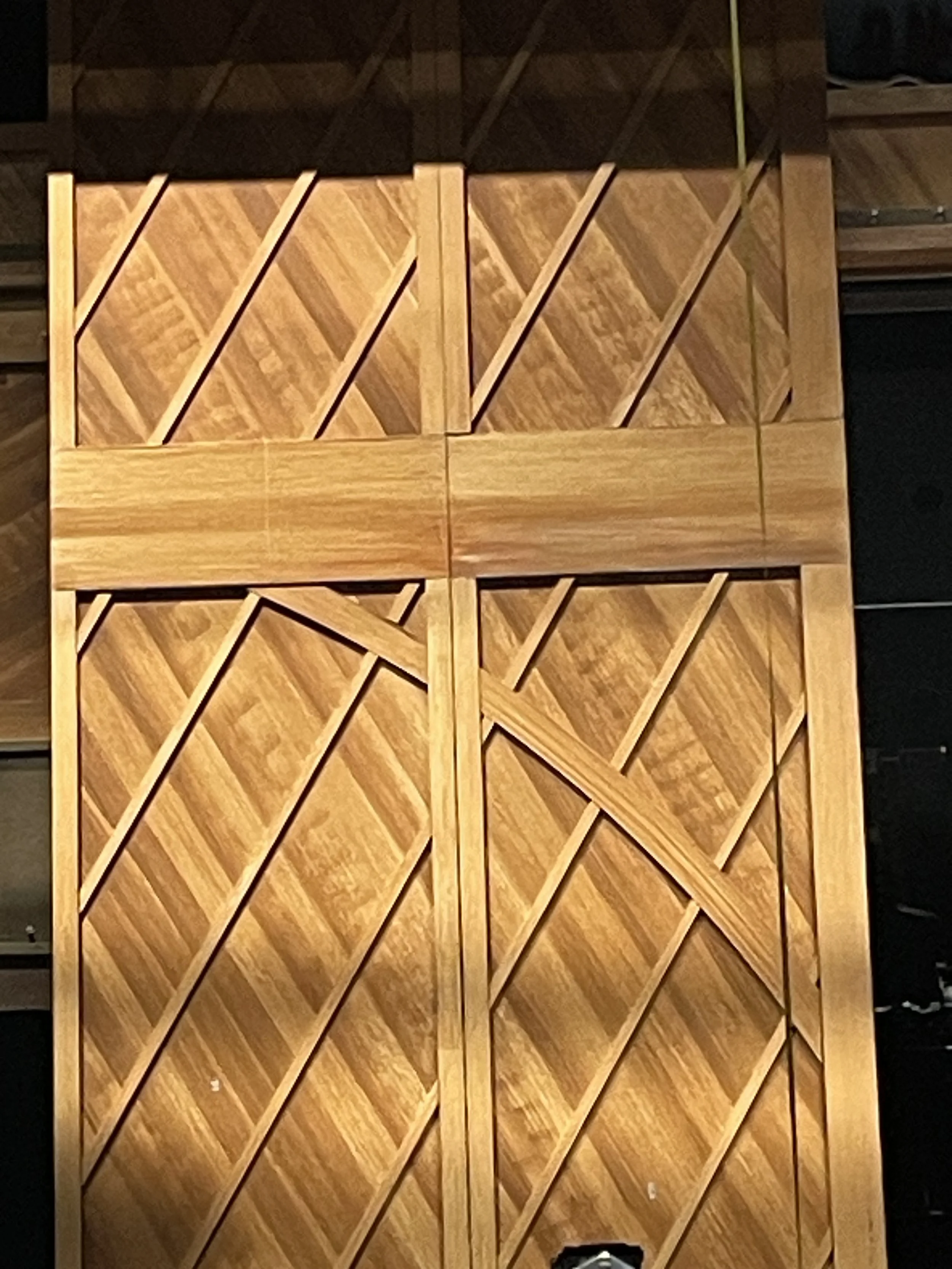 Touchup from the stage floor