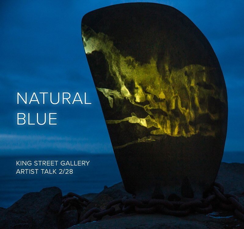 So glad to have two projection-based videos, &ldquo;Animated Drawings for a Glacier&rdquo; and &ldquo;At the Currents&rsquo; Edge&rdquo;, in Natural Blue at King Street Gallery! 💙✨

Please join us for a virtual artist talk on Wednesday, February 28,