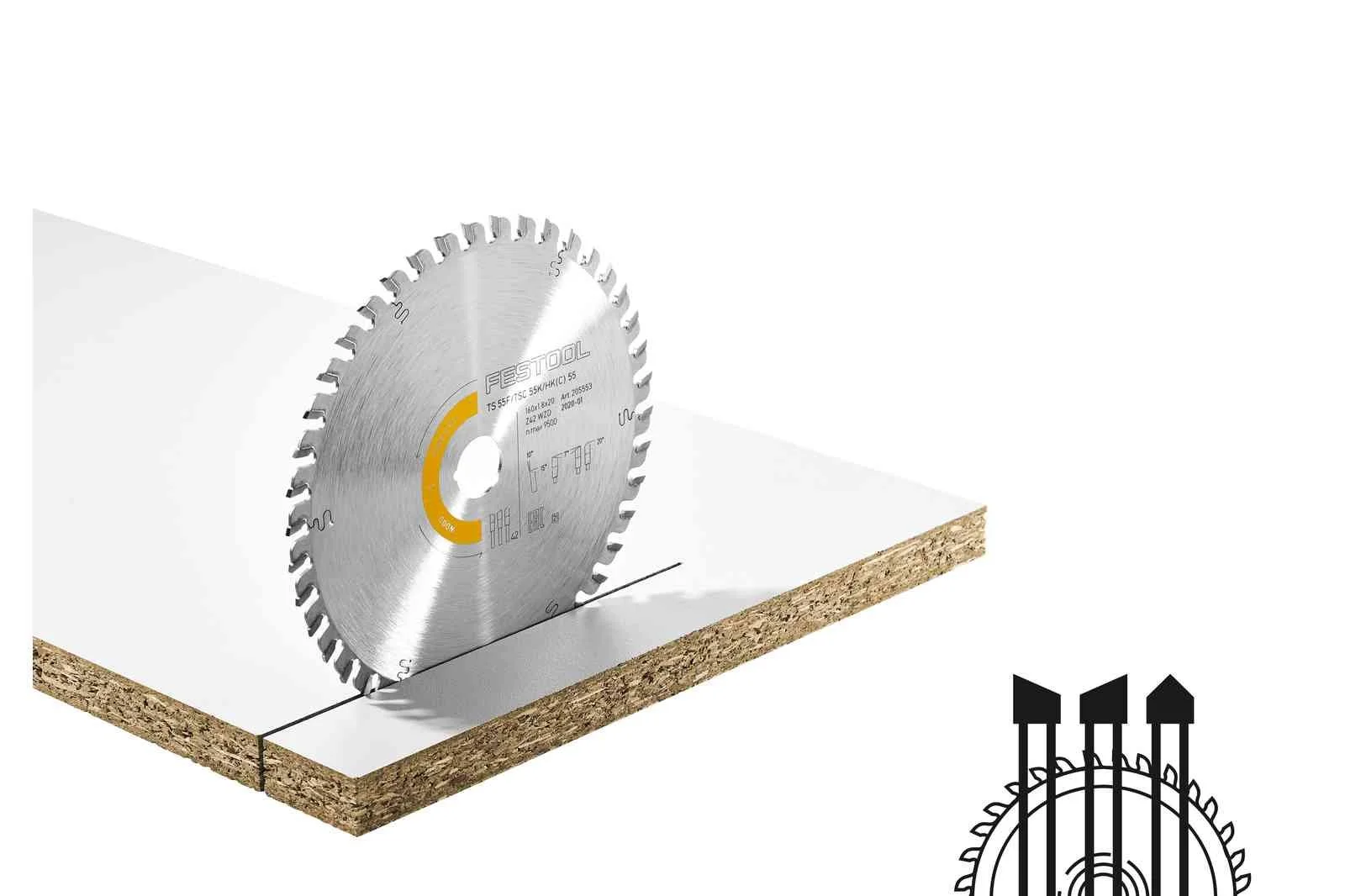 Saw Blade WOOD FINE CUT HW 168x1, 8x20 WD42