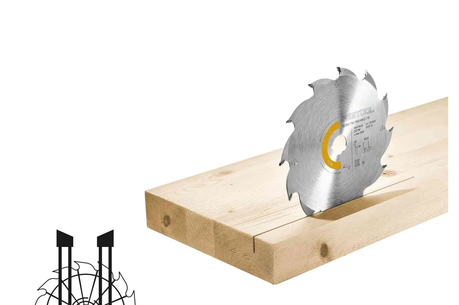 Saw Blade WOOD RIP CUT HW 210X2,6X30 PW16