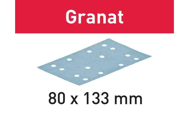 Grit Abrasives Granat STF 80x133 P80 50 Pack
